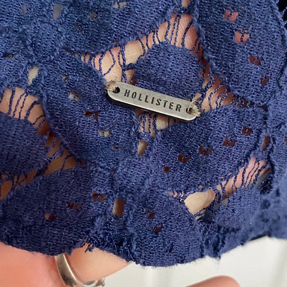 Hollister Blue Sheer Tank Top size small - Picture 7 of 9